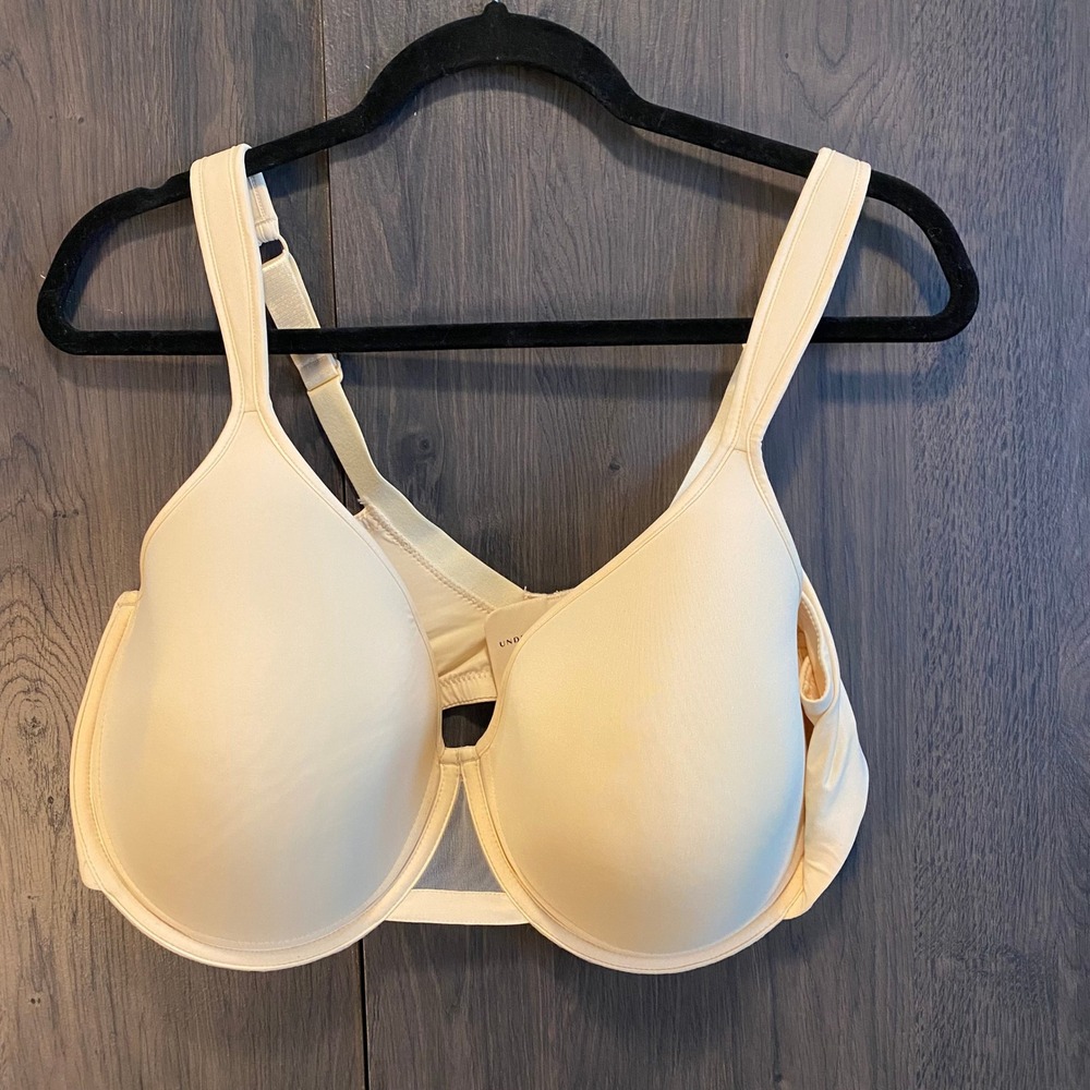 Underoutfit Bra Women 42E Beige Underwire Full Coverage Style 1235